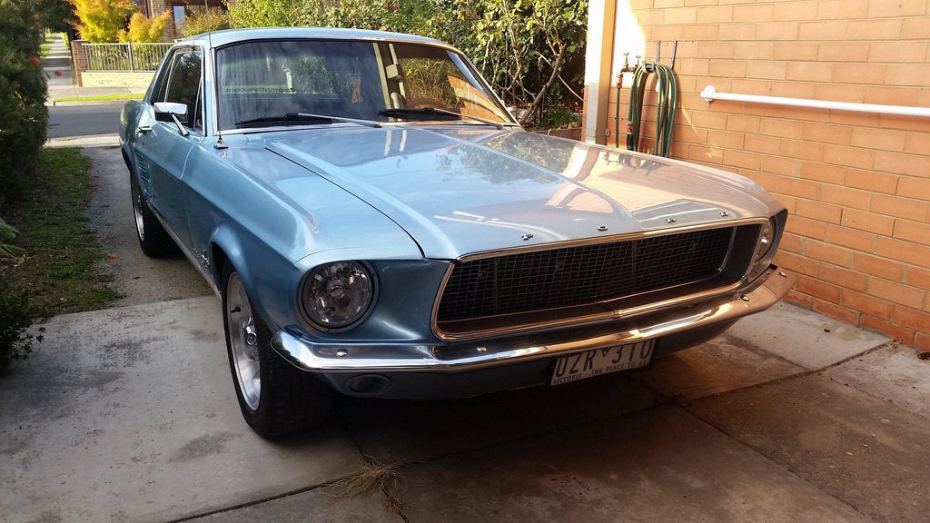 Fitech installation in 67 Mustang