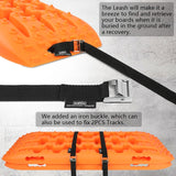 X-BULL KIT1 Recovery track Board Traction Sand trucks strap mounting 4x4 Sand Snow Car ORANGE
